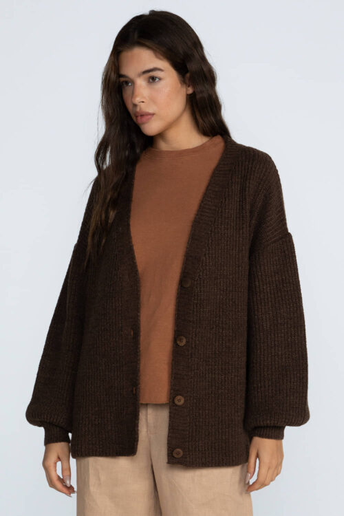 Casaco Marrom 120FW26099 7
