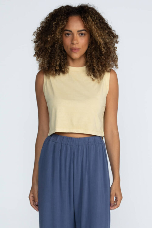 Cropped malha estonada