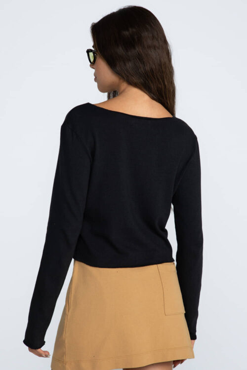 Cropped Preto 103FW26010 4