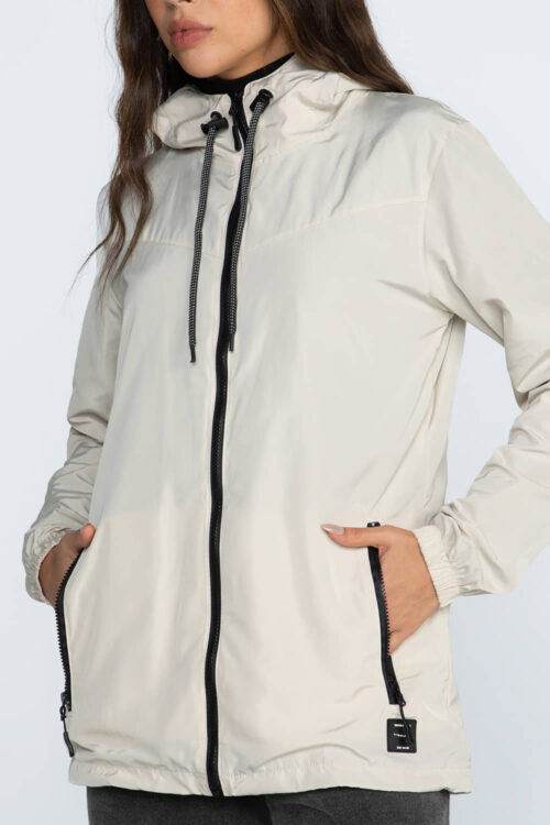 Jaqueta corta vento eco Jaqueta Off white 109FW26047 3
