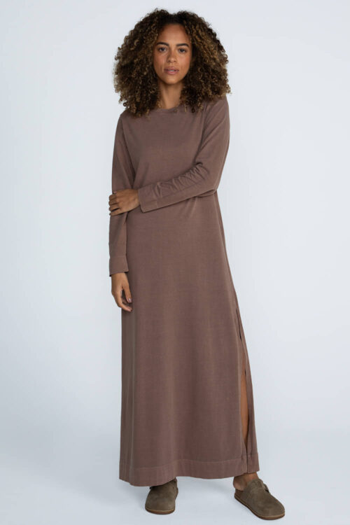 Alternative view of Vestido midi manga longa