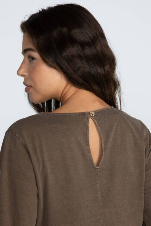 Vestido Marrom 113FW26075 4